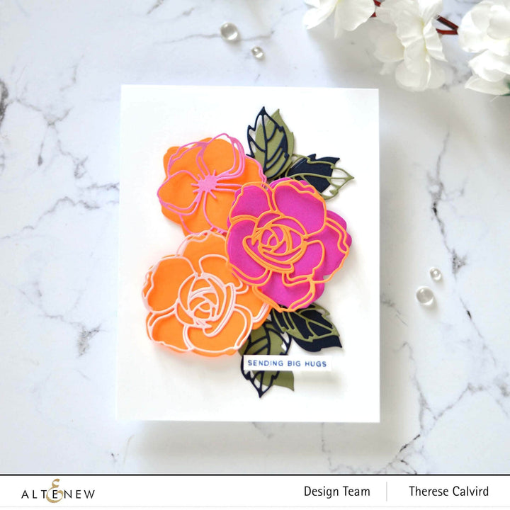Part A-Glitz Art Craft Co.,LTD Dies Floral Doodles Die Set
