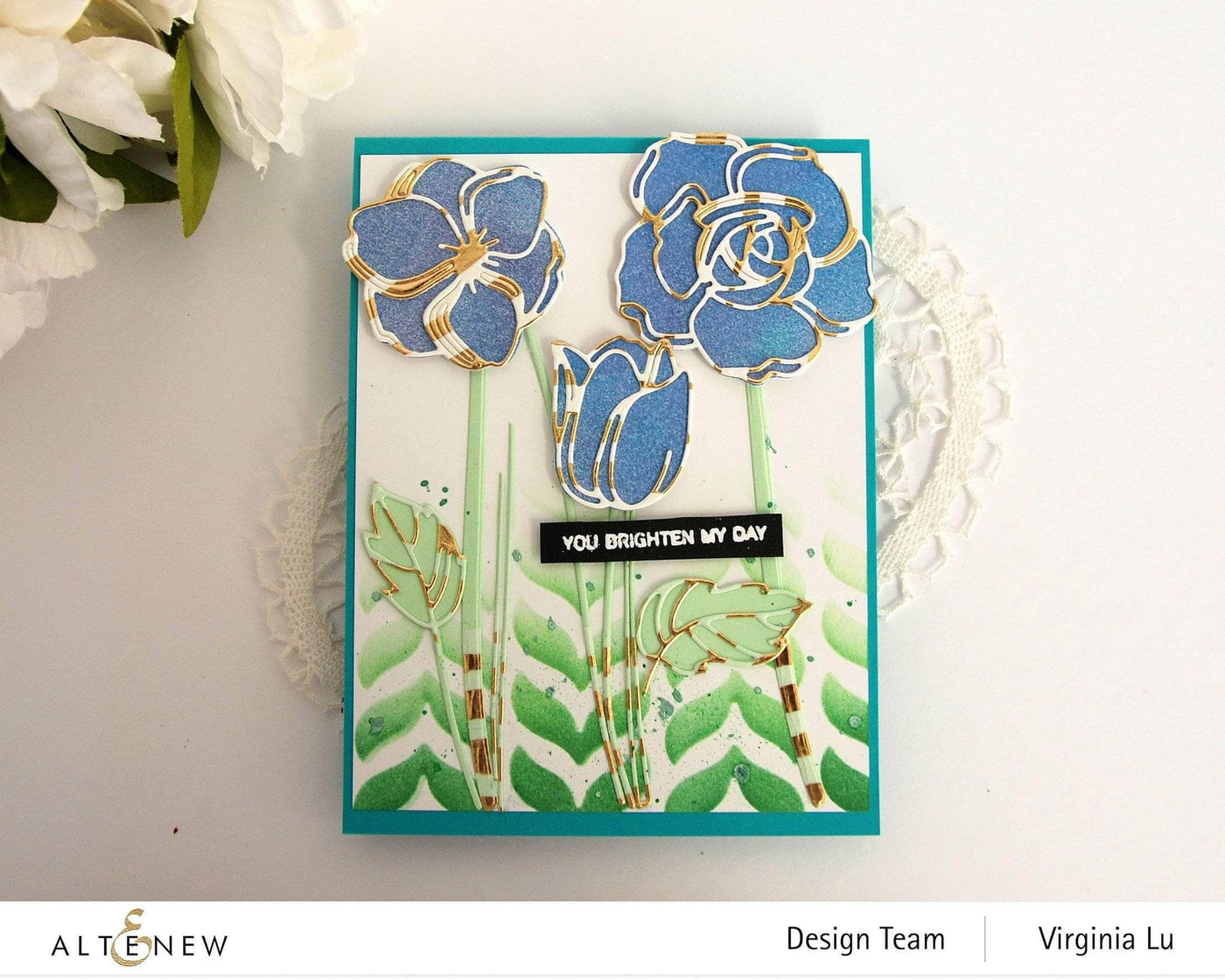 Part A-Glitz Art Craft Co.,LTD Dies Floral Doodles Die Set