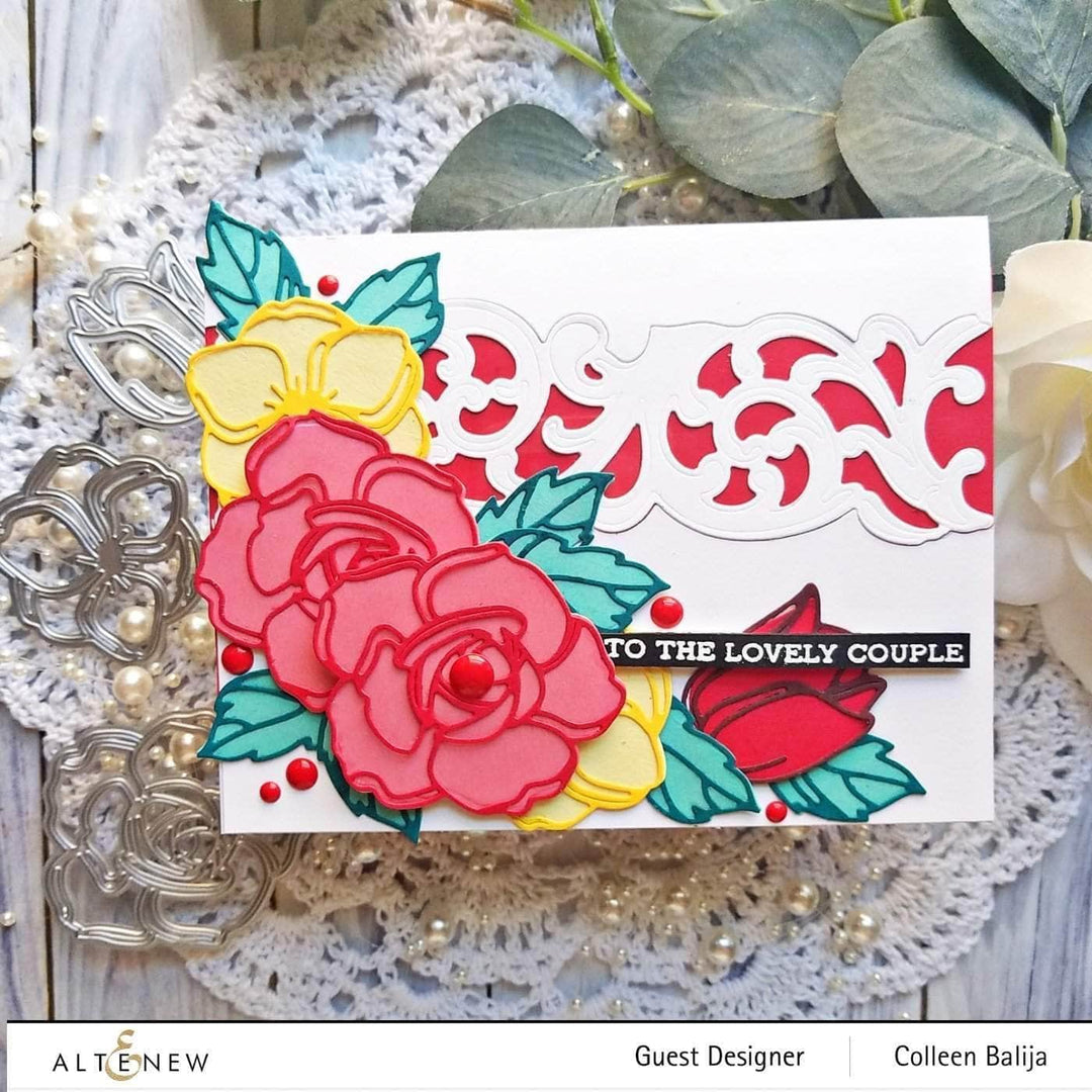 Part A-Glitz Art Craft Co.,LTD Dies Floral Doodles Die Set