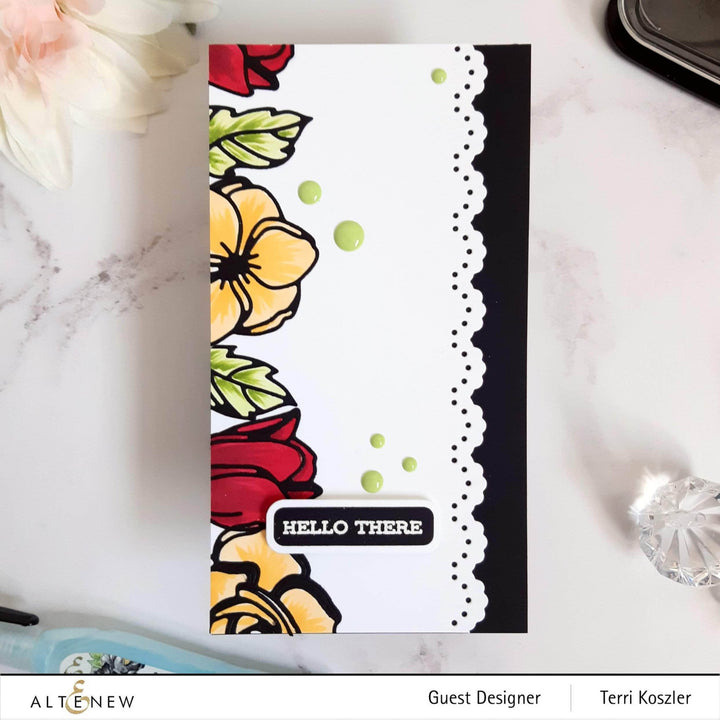 Part A-Glitz Art Craft Co.,LTD Dies Floral Doodles Die Set