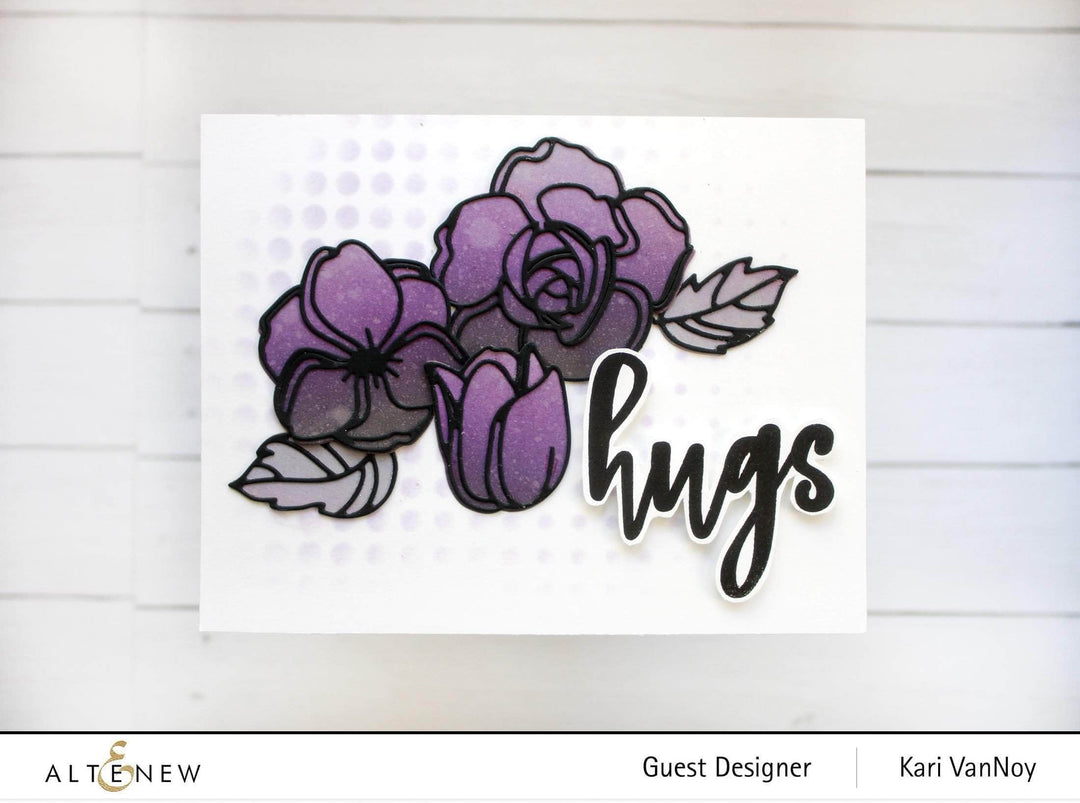 Part A-Glitz Art Craft Co.,LTD Dies Floral Doodles Die Set