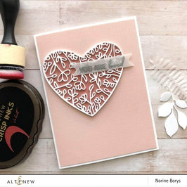 Part A-Glitz Art Craft Co.,LTD Dies Floral Heart Frame Die