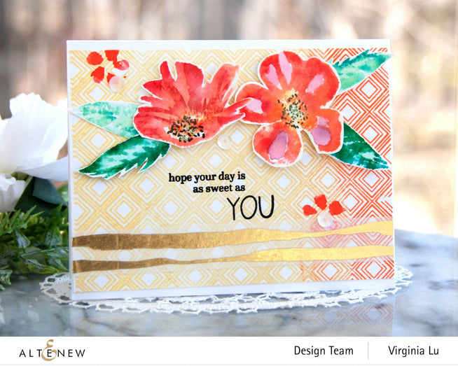 Part A-Glitz Art Craft Co.,LTD Dies Flowering Cistus Die Set
