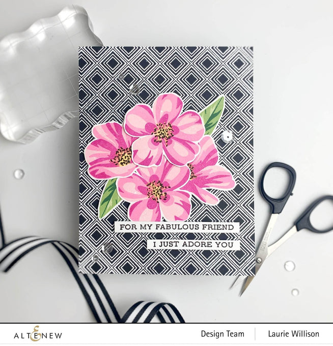 Part A-Glitz Art Craft Co.,LTD Dies Flowering Cistus Die Set