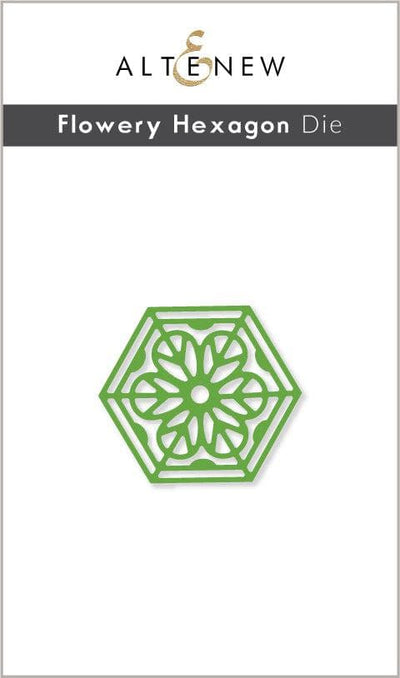 Part A-Glitz Art Craft Co.,LTD Dies Flowery Hexagon Die