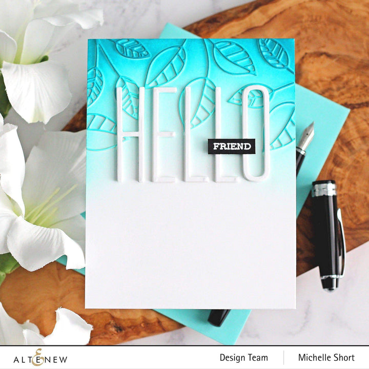 Part A-Glitz Art Craft Co.,LTD Dies Flowing Foliage Die Set