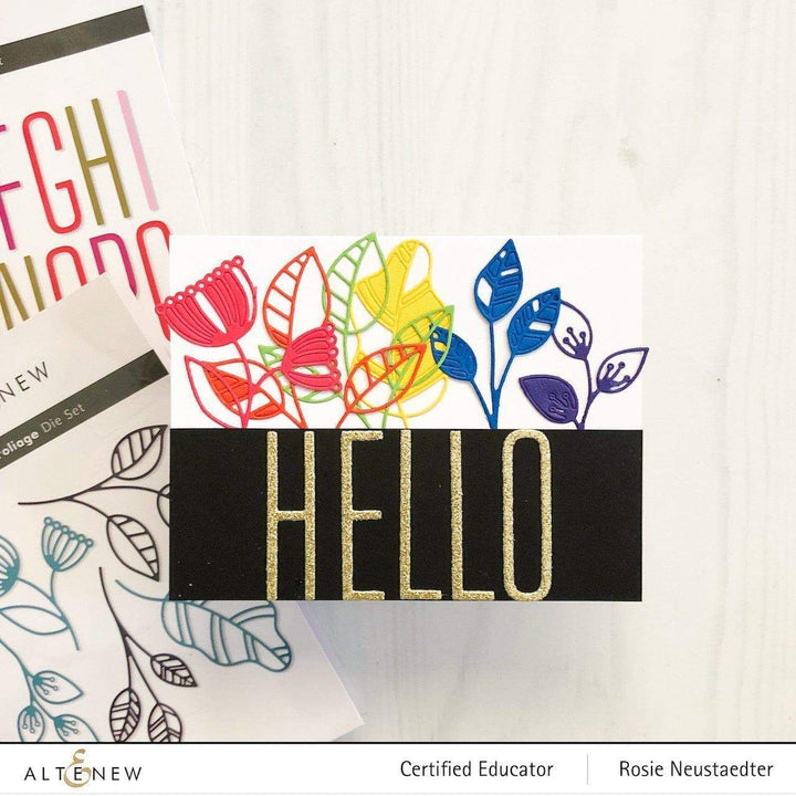 Part A-Glitz Art Craft Co.,LTD Dies Flowing Foliage Die Set