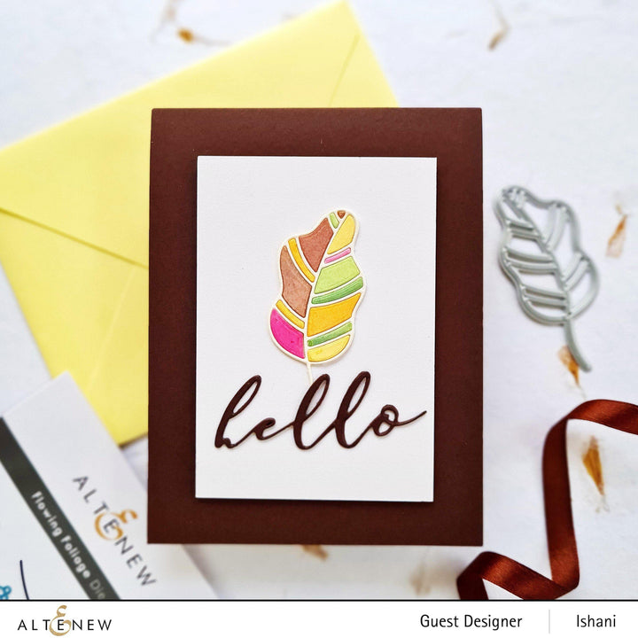 Part A-Glitz Art Craft Co.,LTD Dies Flowing Foliage Die Set