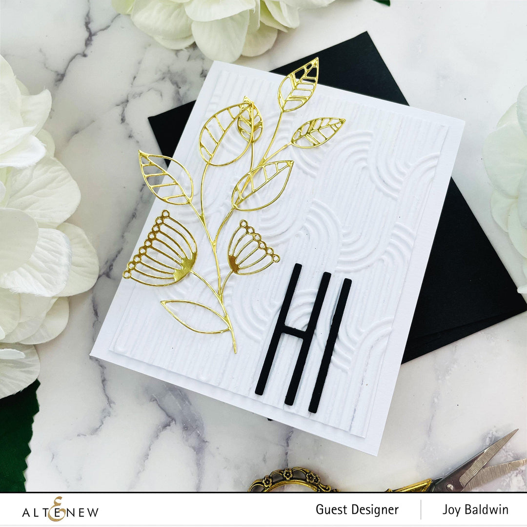 Part A-Glitz Art Craft Co.,LTD Dies Flowing Foliage Die Set