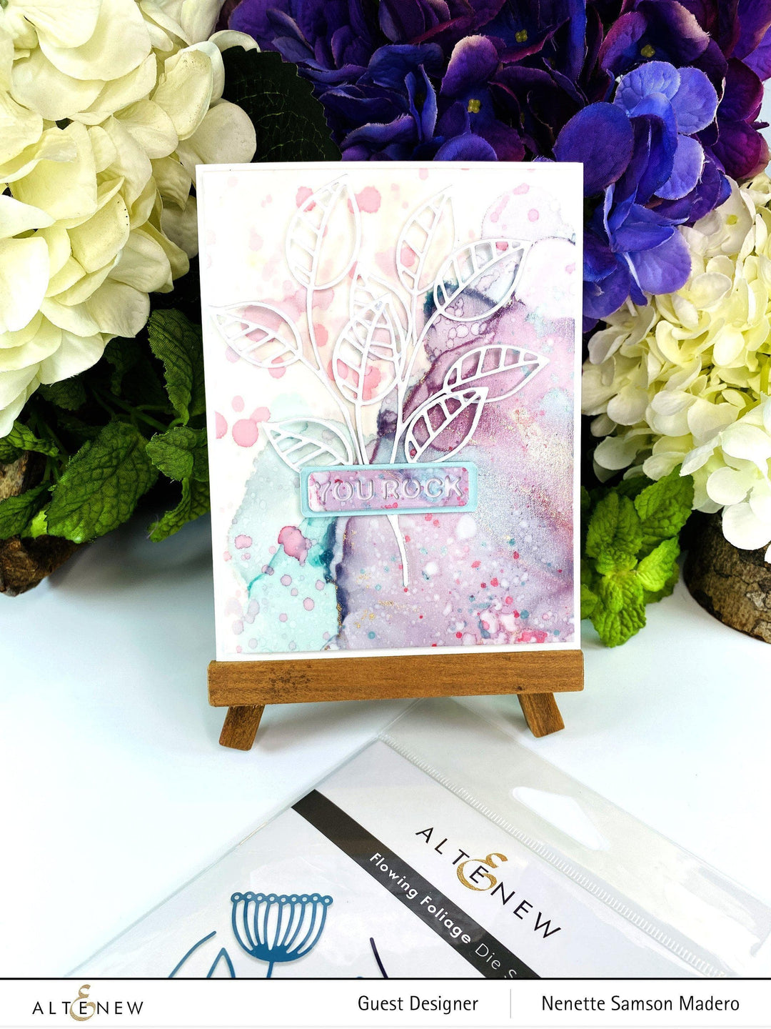 Part A-Glitz Art Craft Co.,LTD Dies Flowing Foliage Die Set