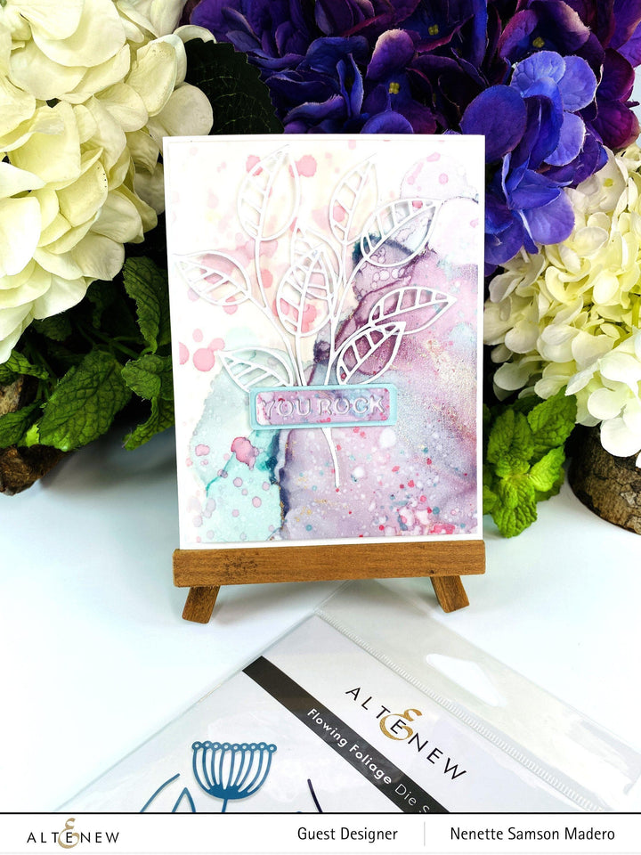 Part A-Glitz Art Craft Co.,LTD Dies Flowing Foliage Die Set