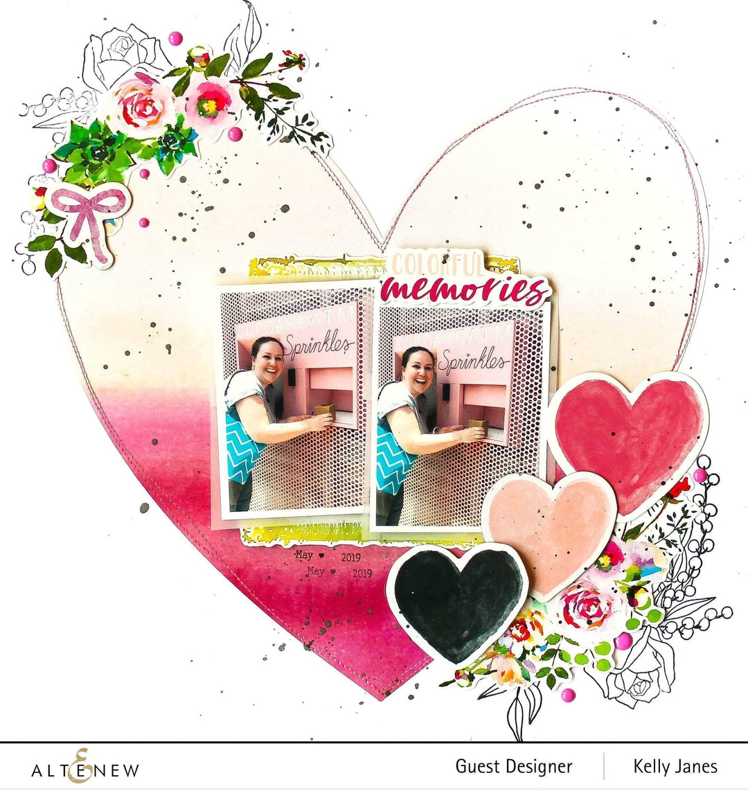 Part A-Glitz Art Craft Co.,LTD Dies Forever in Love Die Set