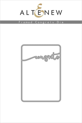 Part A-Glitz Art Craft Co.,LTD Dies Framed Congrats Die