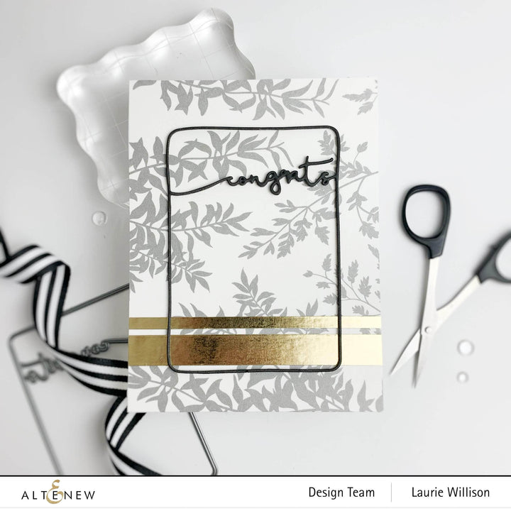 Part A-Glitz Art Craft Co.,LTD Dies Framed Congrats Die