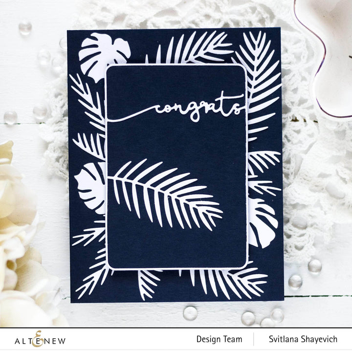 Part A-Glitz Art Craft Co.,LTD Dies Framed Congrats Die