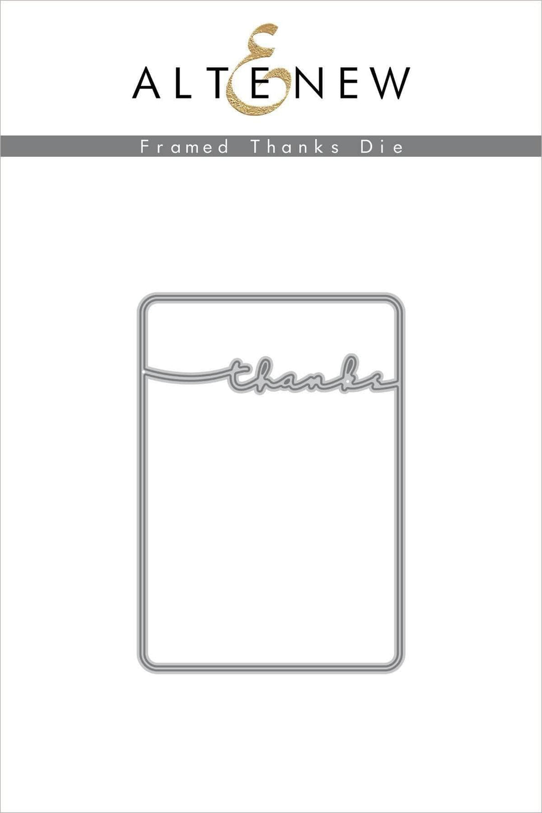 Part A-Glitz Art Craft Co.,LTD Dies Framed Thanks Die