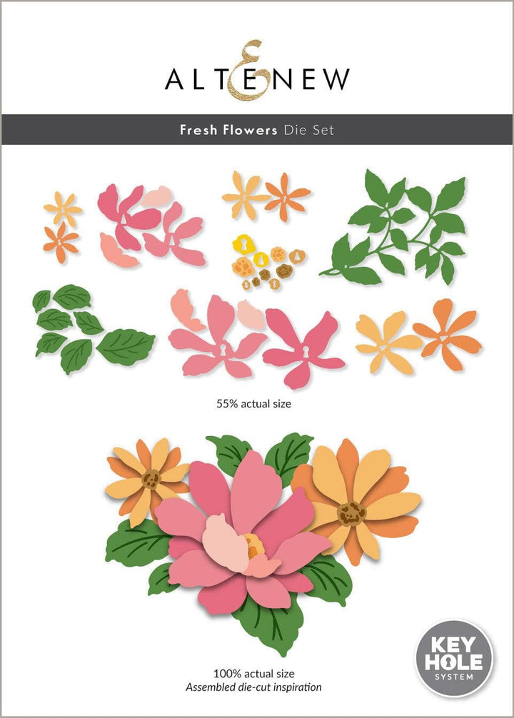 Altenew Fresh Flowers Die Set
