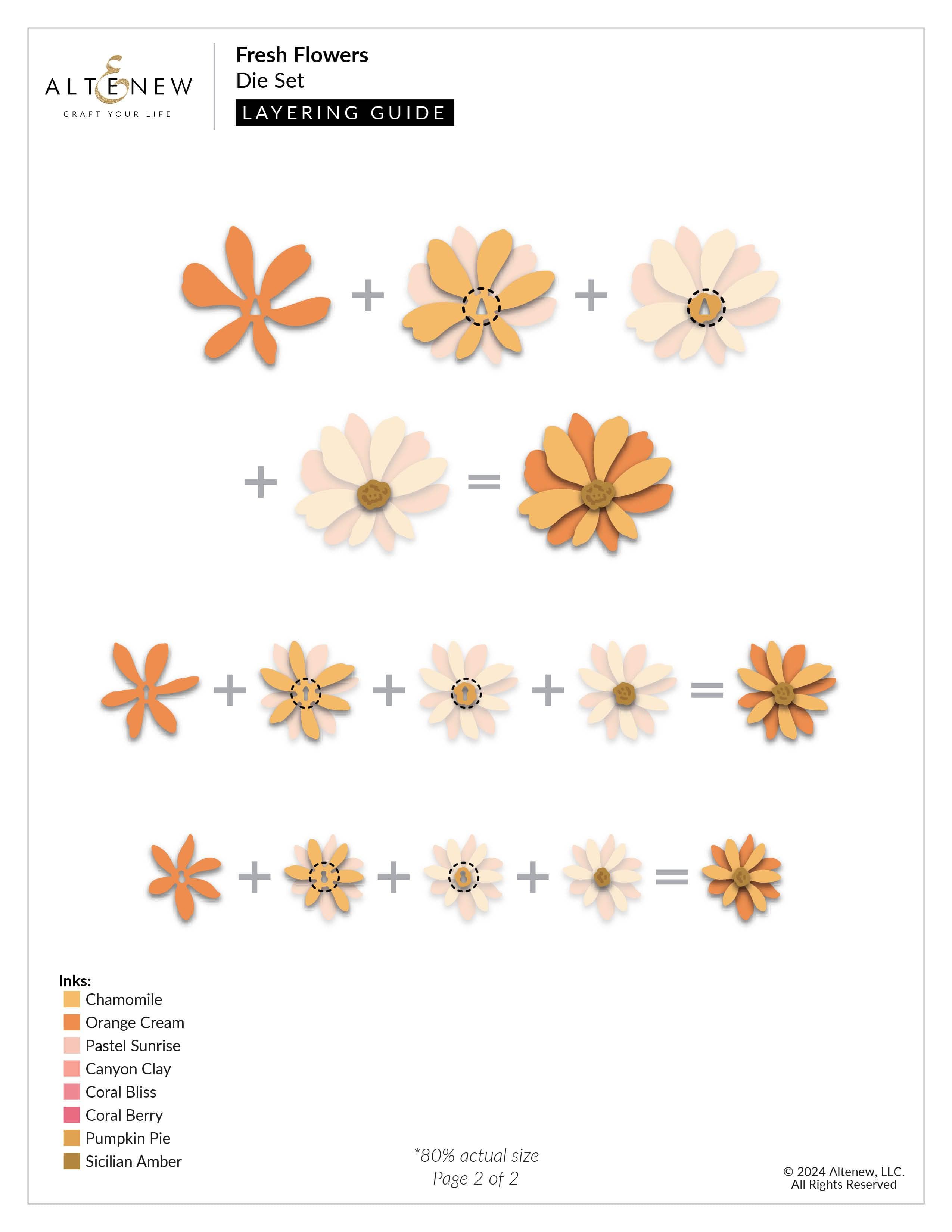 Fresh Flowers Die Set | Altenew