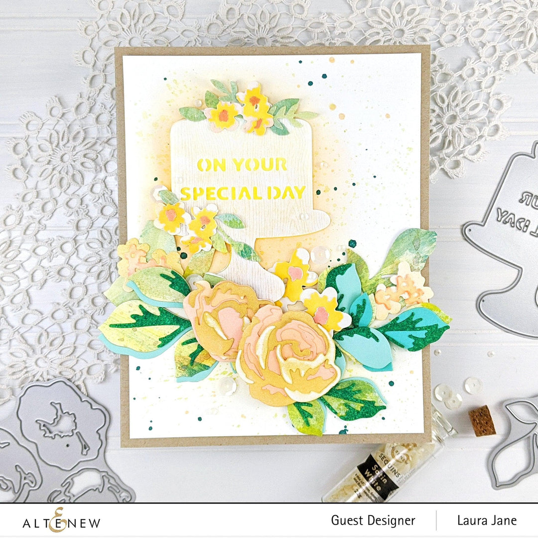 Part A-Glitz Art Craft Co.,LTD Dies Garden Picks 3D Die Set