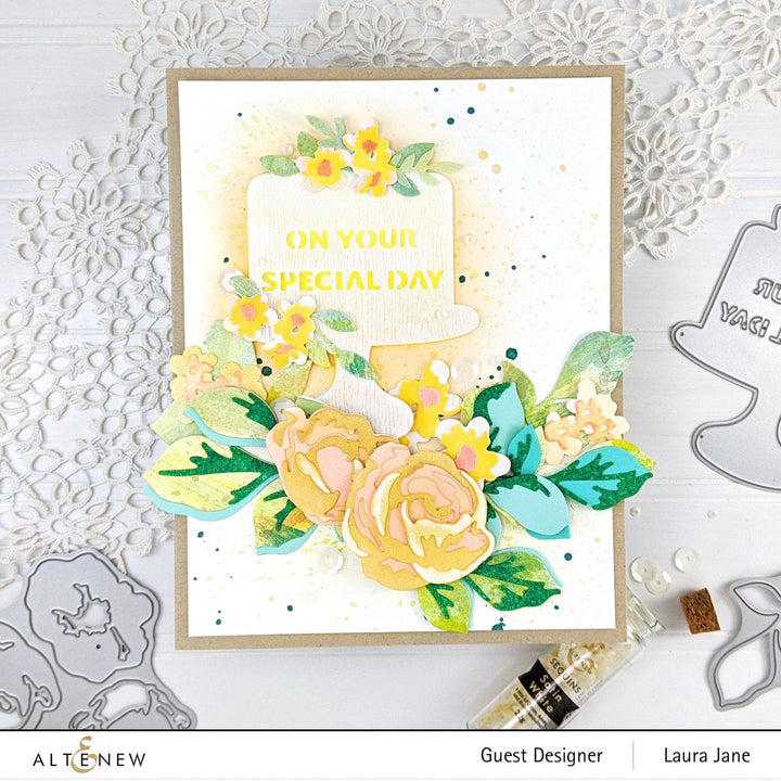 Part A-Glitz Art Craft Co.,LTD Dies Garden Picks 3D Die Set