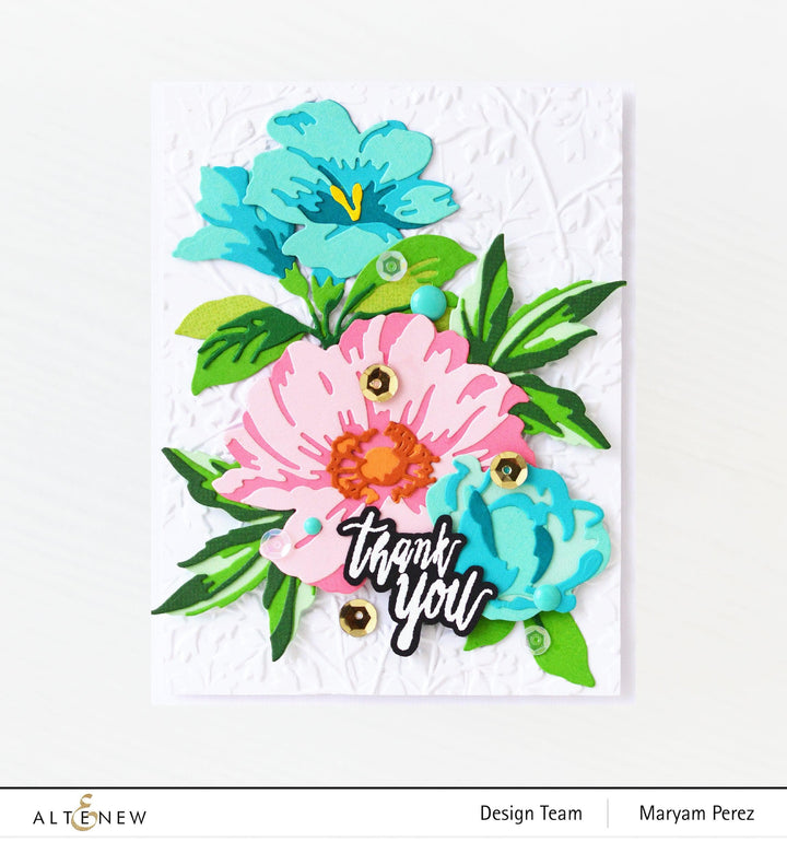 Part A-Glitz Art Craft Co.,LTD Dies Garden Picks 3D Die Set