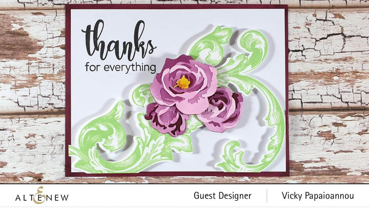 Part A-Glitz Art Craft Co.,LTD Dies Garden Picks 3D Die Set