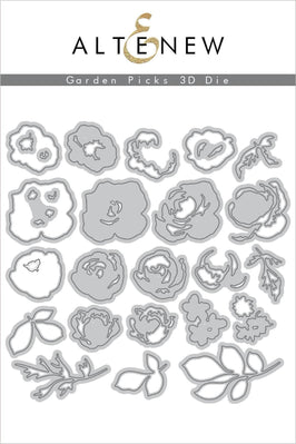 Part A-Glitz Art Craft Co.,LTD Dies Garden Picks 3D Die Set