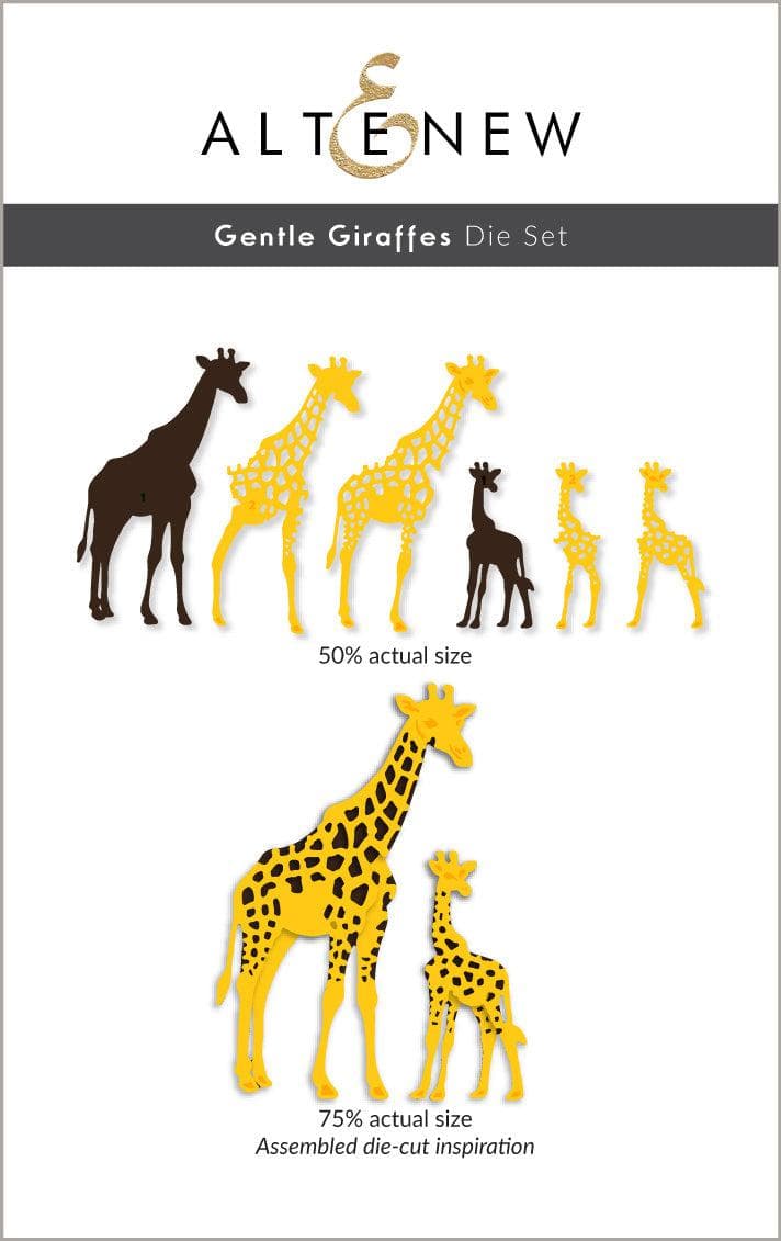 Part A-Glitz Art Craft Co.,LTD Dies Gentle Giraffes Die Set