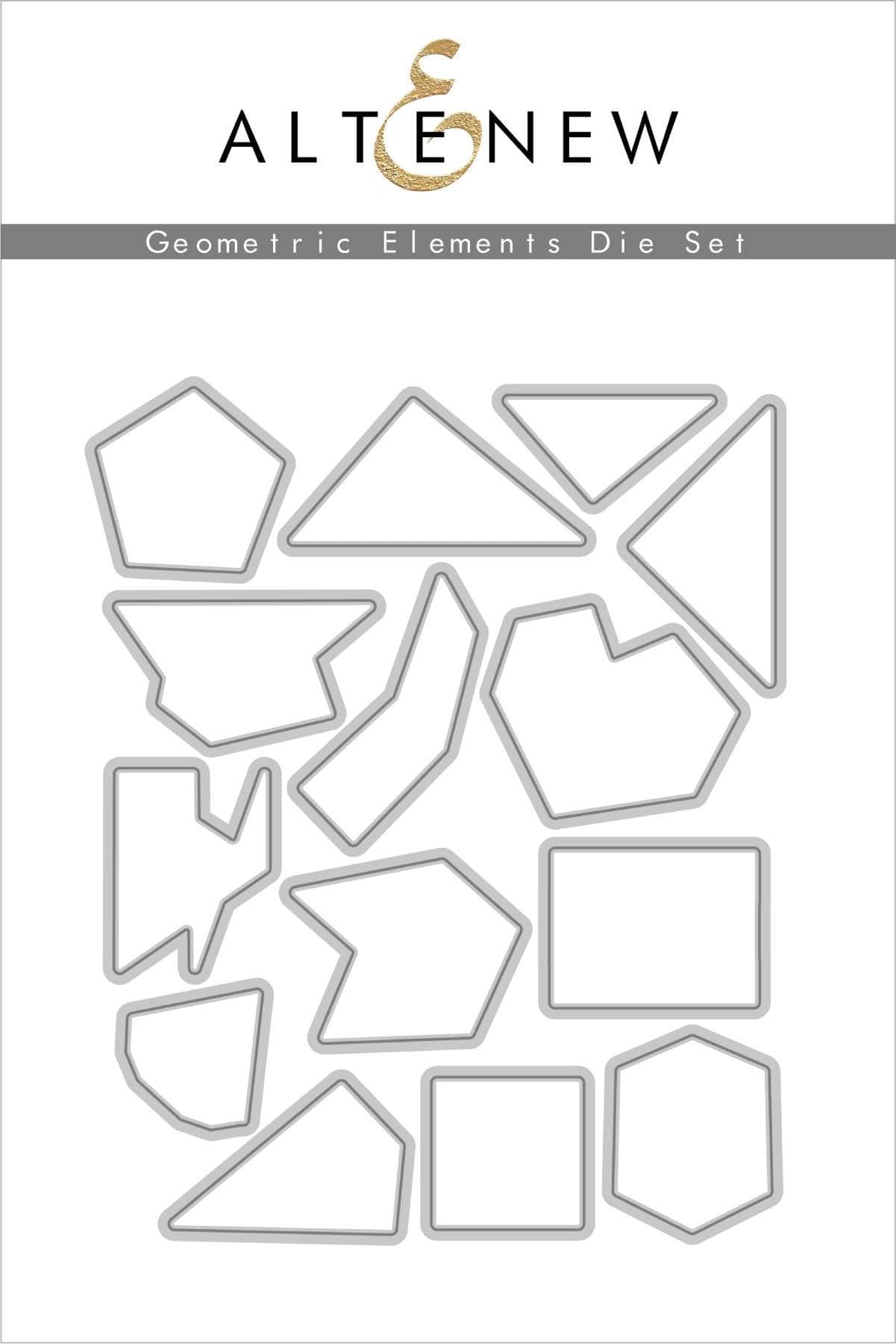Part A-Glitz Art Craft Co.,LTD Dies Geometric Elements Die Set