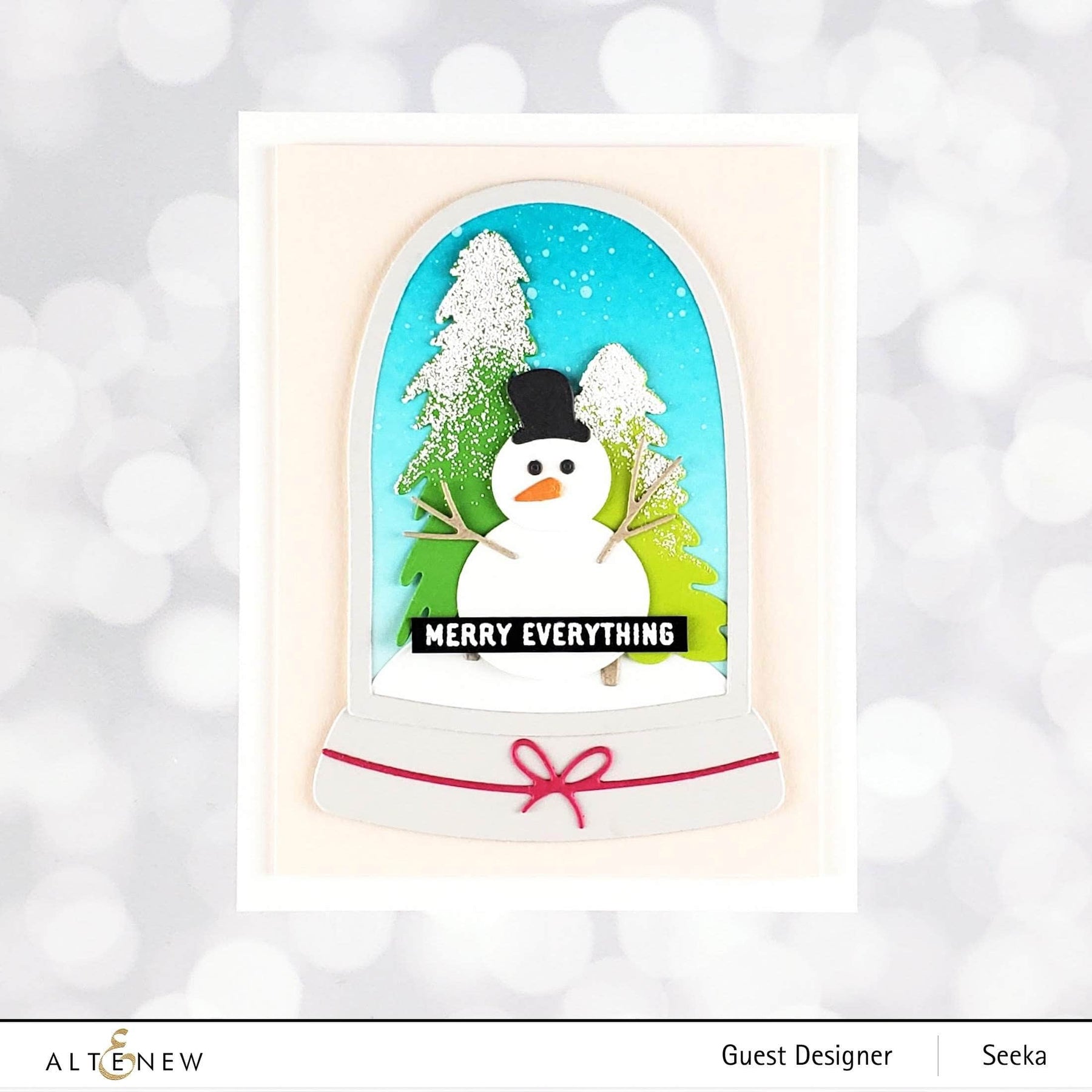 Let It Snow & Snowman Builder - Paper Crafts by Elaine
