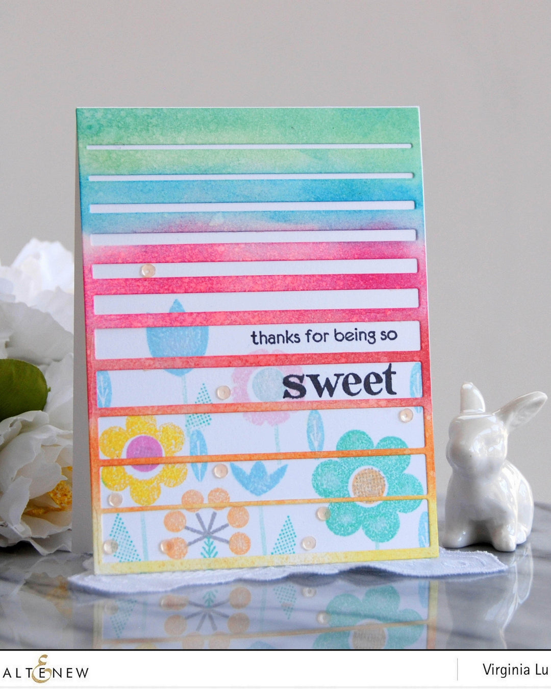 Part A-Glitz Art Craft Co.,LTD Dies Gradient Stripes Cover Die