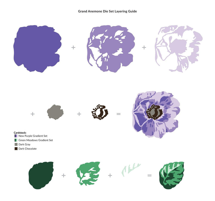 Part A-Glitz Art Craft Co.,LTD Dies Grand Anemone Die Set