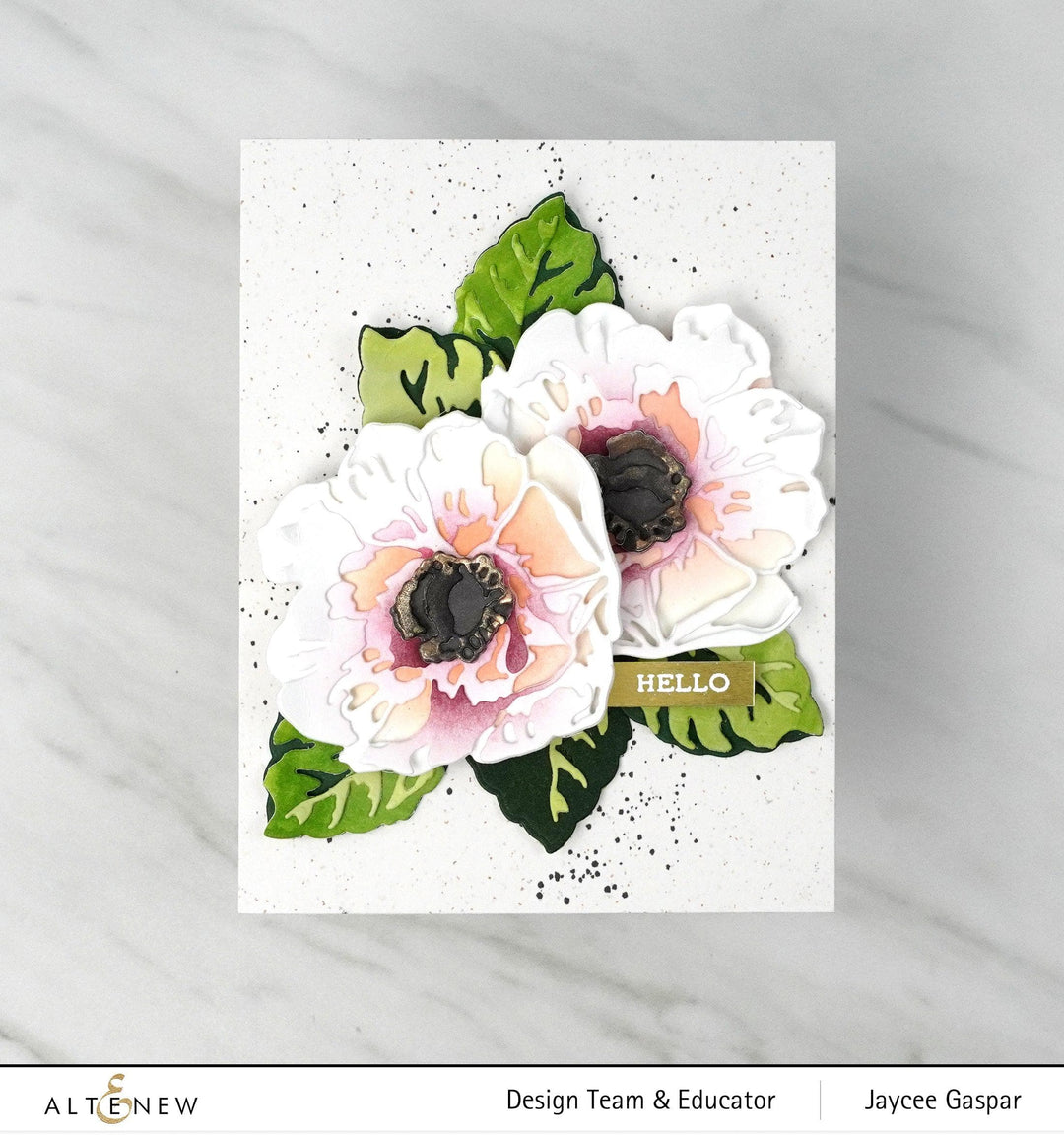 Part A-Glitz Art Craft Co.,LTD Dies Grand Anemone Die Set