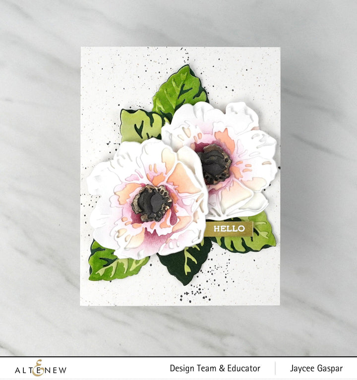 Part A-Glitz Art Craft Co.,LTD Dies Grand Anemone Die Set