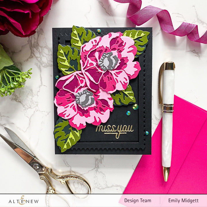 Part A-Glitz Art Craft Co.,LTD Dies Grand Anemone Die Set