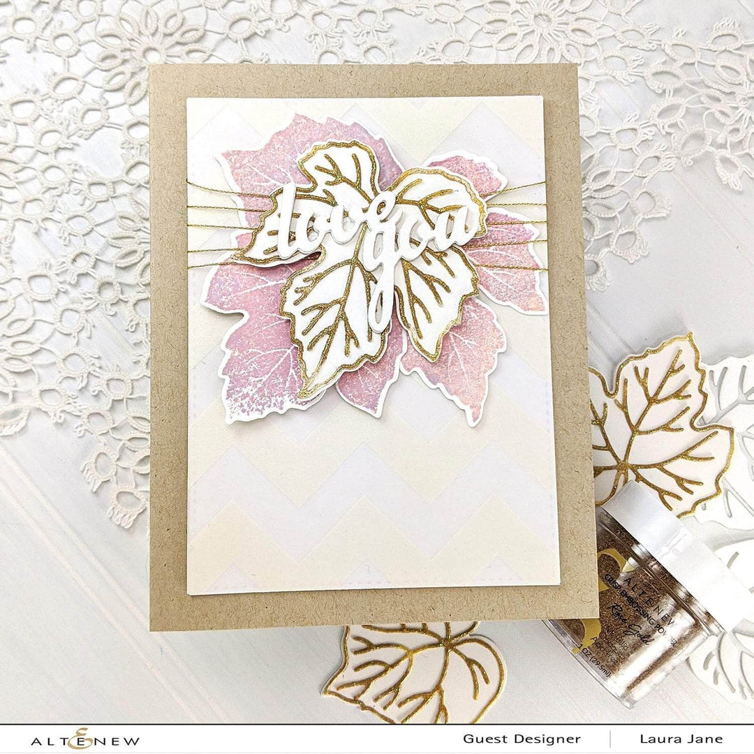 Part A-Glitz Art Craft Co.,LTD Dies Grape Leaves Die Set