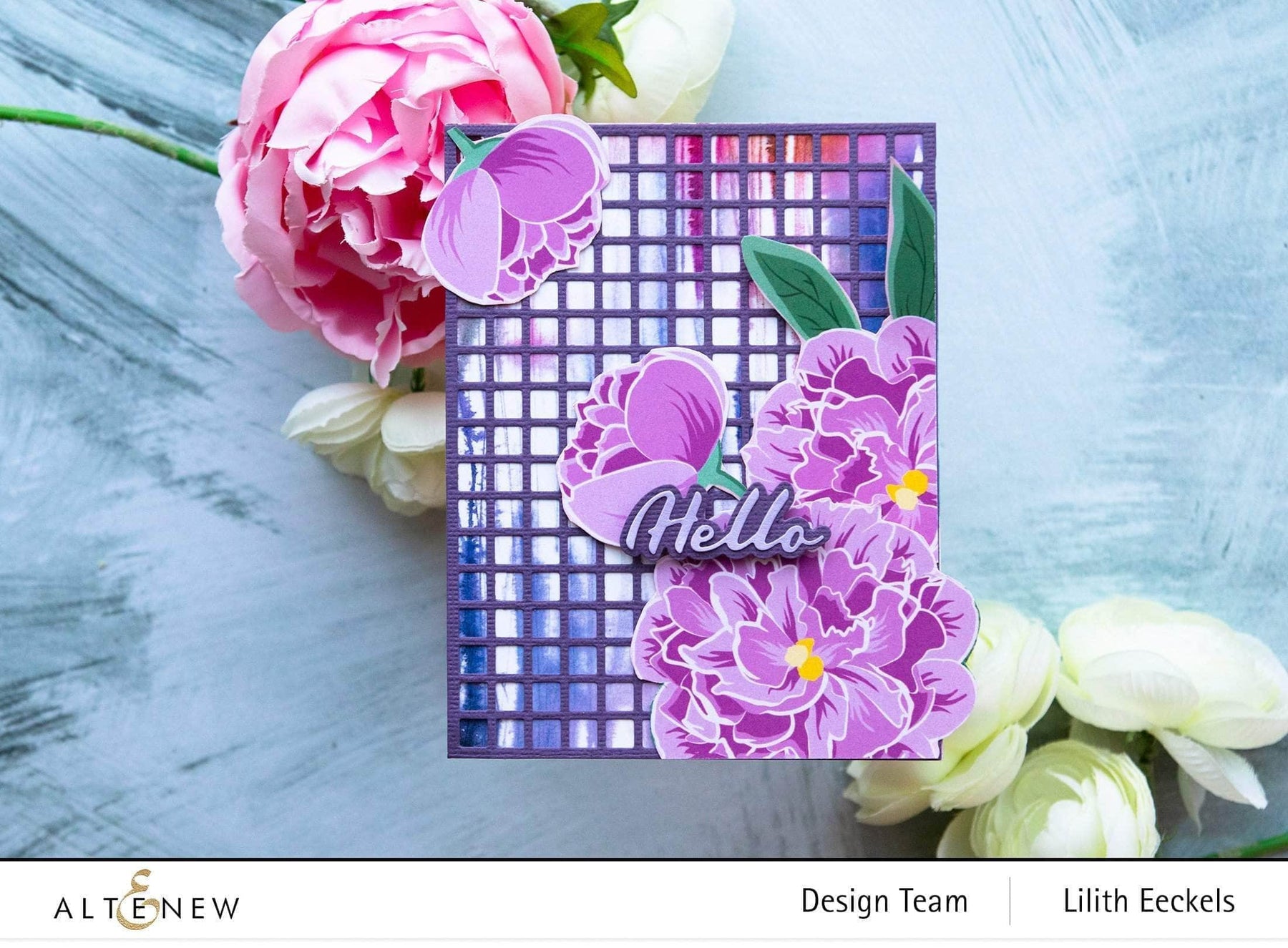 Altenew Grid Cover Die, Versatile Dies for A2 Cards, DIY Card Making ...