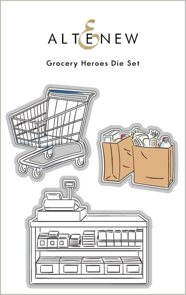 Part A-Glitz Art Craft Co.,LTD Dies Grocery Heroes Die Set