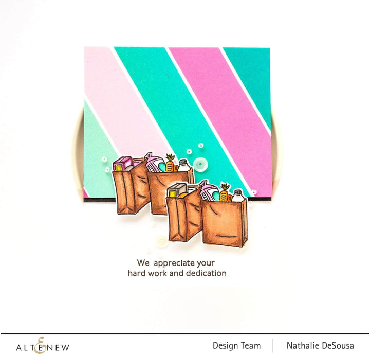 Part A-Glitz Art Craft Co.,LTD Dies Grocery Heroes Die Set