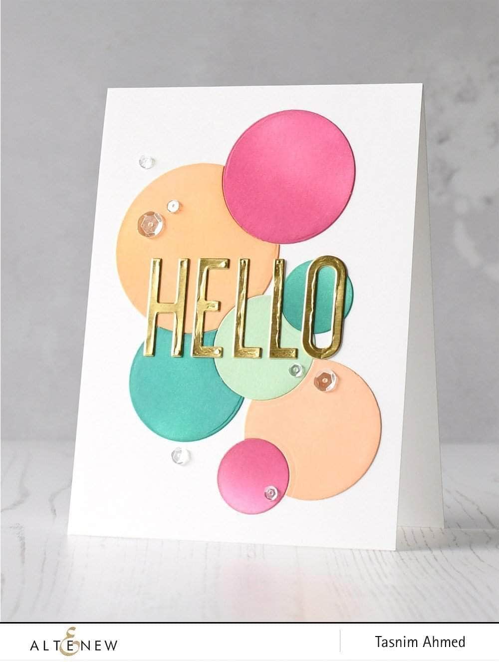 Part A-Glitz Art Craft Co.,LTD Dies Halftone Circles Nesting Die Set