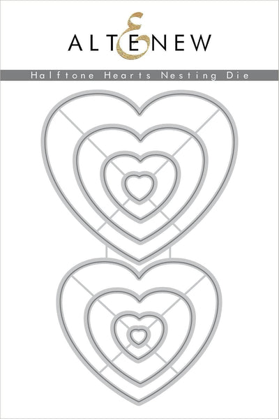 Part A-Glitz Art Craft Co.,LTD Dies Halftone Hearts Nesting Die Set