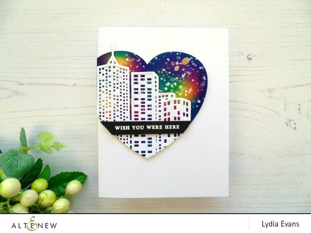 Part A-Glitz Art Craft Co.,LTD Dies Halftone Hearts Nesting Die Set