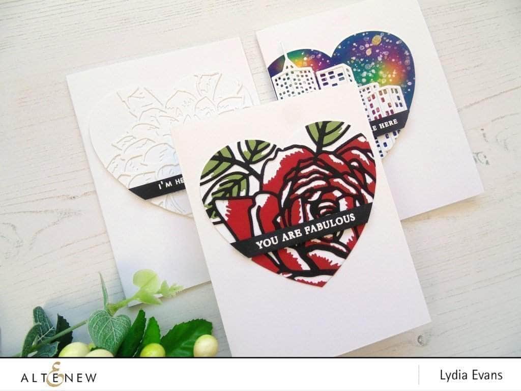 Part A-Glitz Art Craft Co.,LTD Dies Halftone Hearts Nesting Die Set