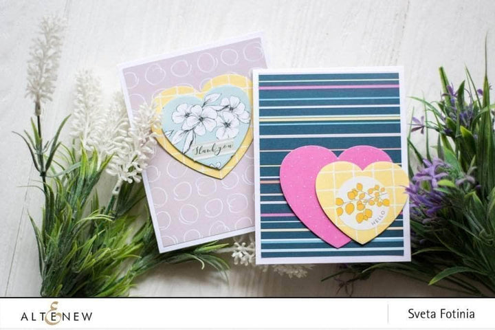 Part A-Glitz Art Craft Co.,LTD Dies Halftone Hearts Nesting Die Set