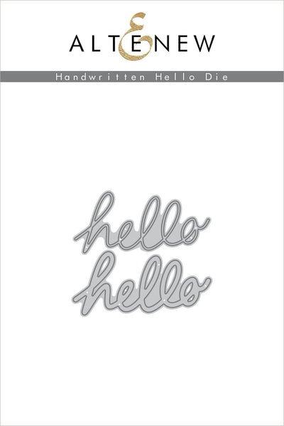 Part A-Glitz Art Craft Co.,LTD Dies Handwritten Hello Die Set