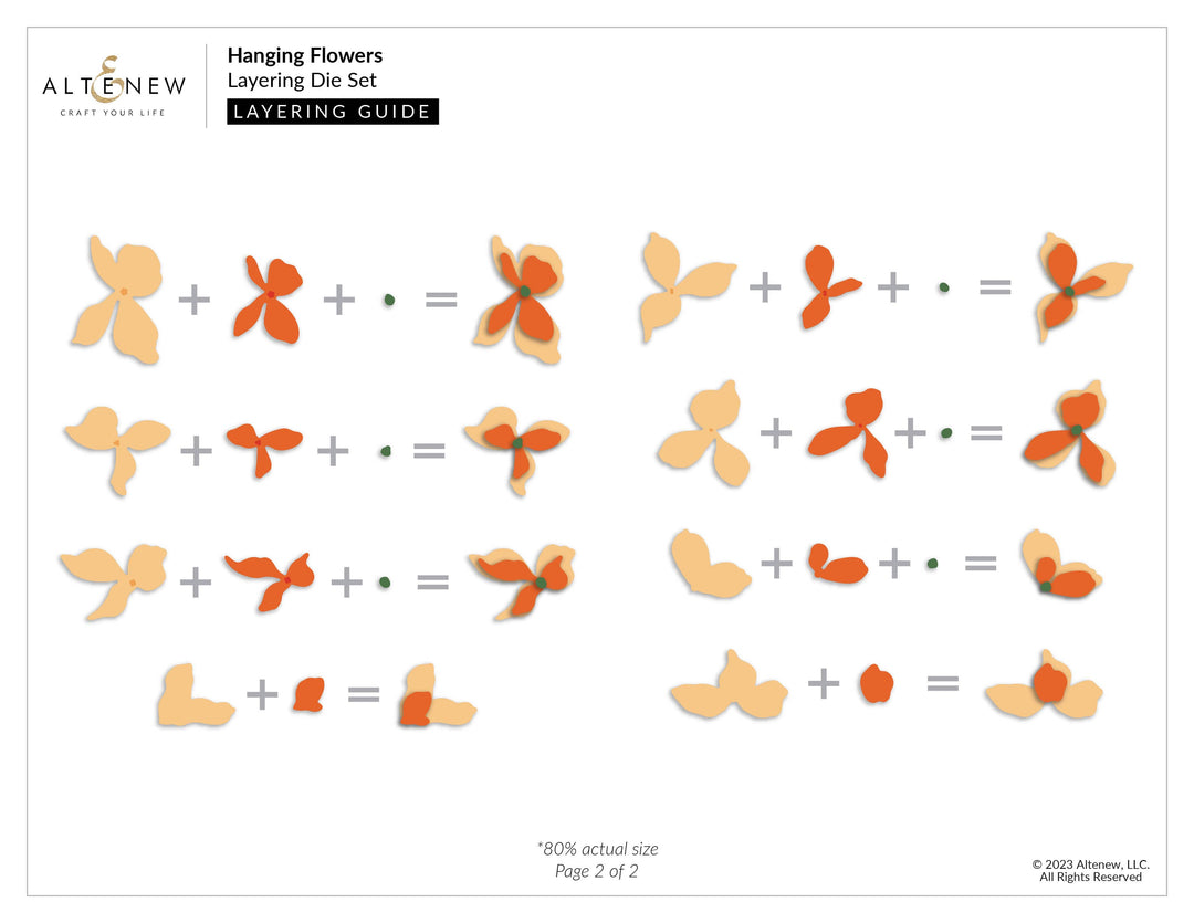 Part A-Glitz Art Craft Co.,LTD Dies Hanging Flowers Layering Die Set