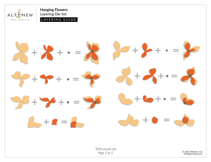 Part A-Glitz Art Craft Co.,LTD Dies Hanging Flowers Layering Die Set