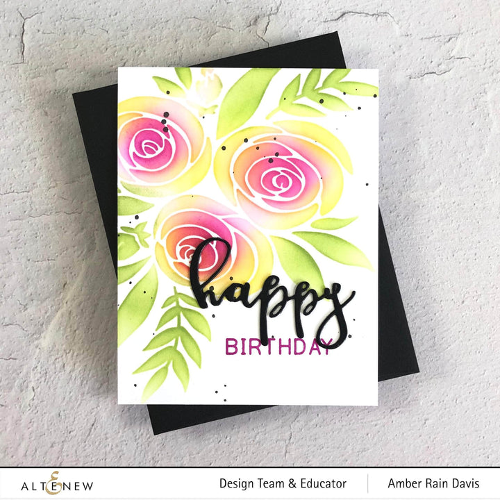 Part A-Glitz Art Craft Co.,LTD Dies Happy Holidays Script Die Set