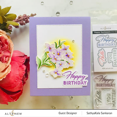 Part A-Glitz Art Craft Co.,LTD Dies Happy Sentiments Die Set