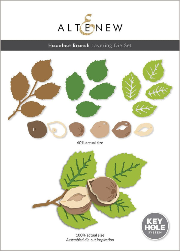 Hazelnut Branch Layering Die Set